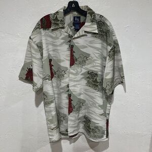 Size Large - Mens Ringo Sport Asian Button Down Shirt